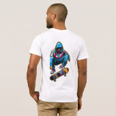 T-shirt Répéter le patinage du sommeil (Dos entier)