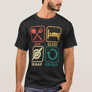 T-shirt Répéter le rabat du sommeil Char à une roue électr