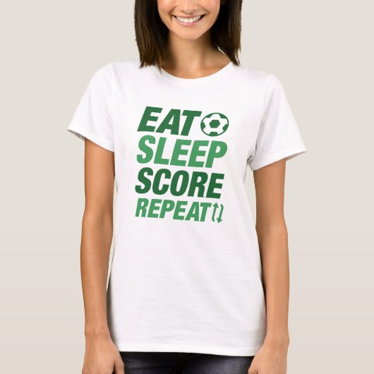 T-shirt Répéter le score de sommeil (Devant)