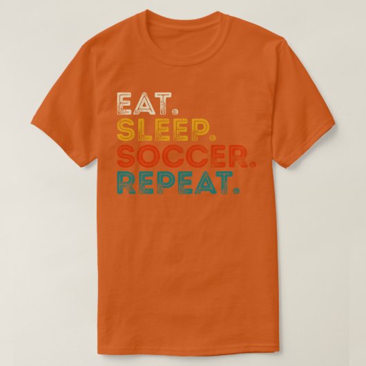 T-shirt Répéter le sommeil du repas (Design devant)