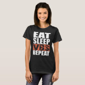 T-shirt Répéter le VBS du sommeil (Devant entier)