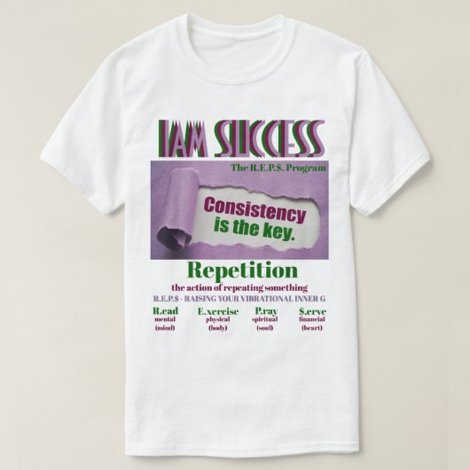 T-SHIRT RÉPÉTITION (Design devant)