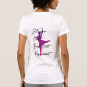 T-shirt Répétition de ballet de dormir - Ballet minimalist (Dos)