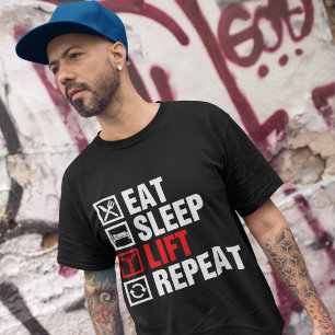 T-shirt Répétition de l'ascenseur du sommeil