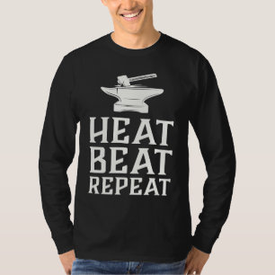 T-shirt Répétition de rythme de chaleur Forge de travail