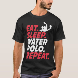 T-shirt Répétition du Polo d'eau du sommeil