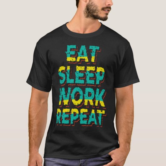 T-shirt Répétition du sommeil (Devant)