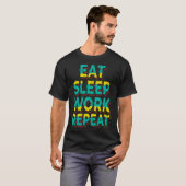 T-shirt Répétition du sommeil (Devant entier)
