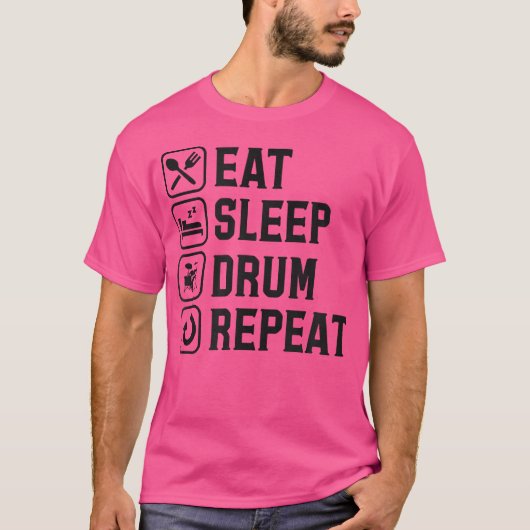 T-shirt Répétition du tambour du sommeil (Devant)
