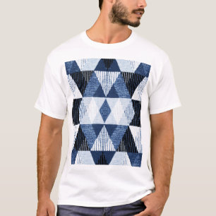 T-shirt Répétition géométrique : Arrière - plan texturé.