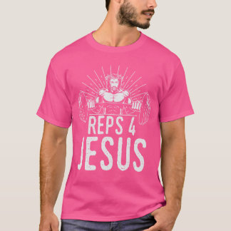 T-shirt Répétitions amusantes pour Jésus Gym musculation d