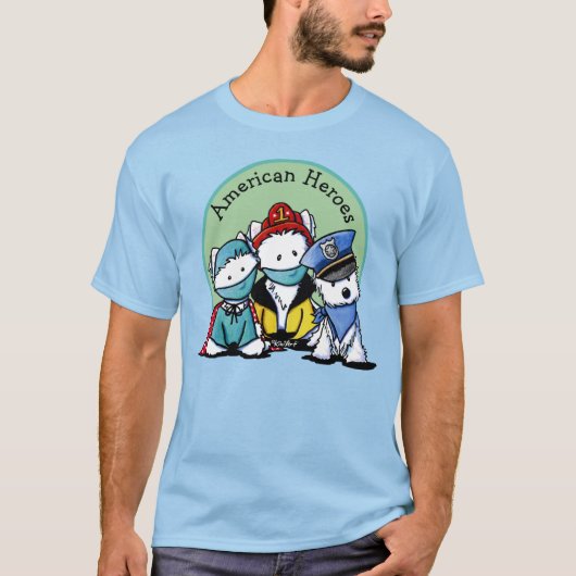 T-shirt Répondants de KiniArt Westie (Devant)