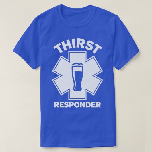 T-shirt Répondeur de soif Conception amusante pour les app (Design devant)