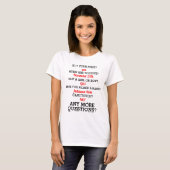 T-shirt Répondre aux questions sur cette chemise de matern (Devant entier)