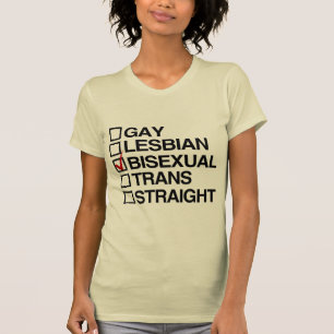 T-SHIRT RÉPONSE BISEXUAL