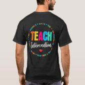T-shirt Réponse De L’Équipe T Lecture Intervention Enseign (Dos)
