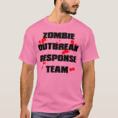 T-shirt Réponse de Zombie (Devant)