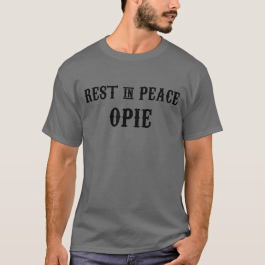 T-shirt Repos dans la paix Opie (Devant)