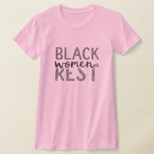 T-shirt Repos des femmes noires