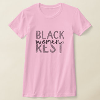 T-shirt Repos des femmes noires