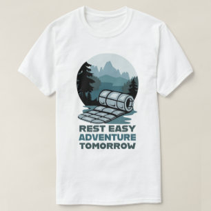 T-shirt Repos Easy Adventure Demain Camping Design