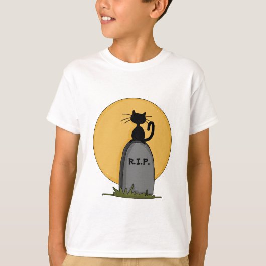 T-shirt Repose en paix Chemise à manches longues Halloween (Devant)