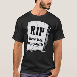 T-shirt Repose En Repose Ici, Mon Jeune Mort À Mon Enfant