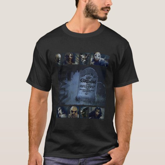 T-shirt Repose Grimm En Paix Cachée (Devant)