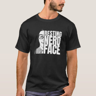 T-shirt Repose Nerd Visage amusant