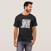 T-shirt Repose Nerd Visage amusant (Devant entier)
