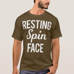 T-shirt Repose Spin Face Drôle Gym Dire Fitness Spinnin