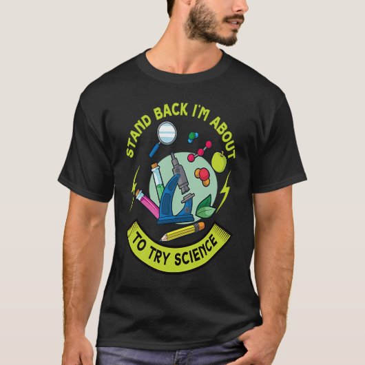 T-shirt Reposez-Vous Je Vais Essayer Le Microscope Des Pér (Devant)