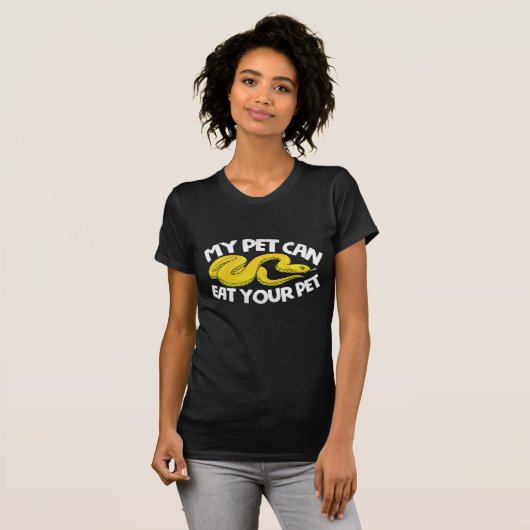 T-shirt Repover Ball Python Yellow Rat Corn Snake (Devant entier)