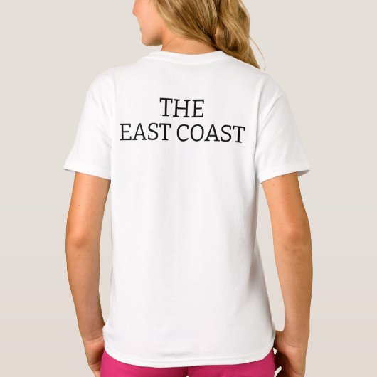 T-shirt Reppin'S East Coast skull Lighthouse Route (Dos)