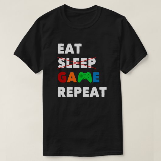 T-shirt Reprendre le jeu du sommeil | Amusant (Design devant)