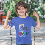 T-shirt Reprendre le jeu du sommeil | Gamer<br><div class="desc">Est-ce que votre enfant adore jouer ? Ce t-shirt de jeu vidéo coloré ferait un grand cadeau. Avec le texte "manger,  dormir,  jeu,  répéter",  et les contrôleurs de jeux vidéo.</div>