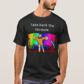 T-shirt Reprenons l'arc-en-ciel (Devant)