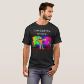 T-shirt Reprenons l'arc-en-ciel (Devant entier)