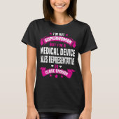 T-shirt Représentant commercial de périphérique Médicale (Devant)