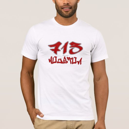 T-shirt Représentant Houston (713) (Devant)