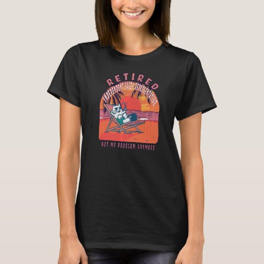 T-shirt Représentant indépendant des ventes retraité Retra (Devant)