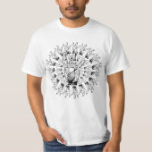 T-shirt Représentant la côte Ouest  (Devant)