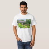 T-shirt représentant le pont couvert de Frankenmut (Devant entier)