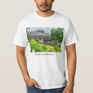 T-shirt représentant le pont couvert de Frankenmut