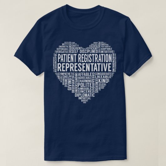 T-shirt Représentant pour l'inscription du patient Heart (Design devant)