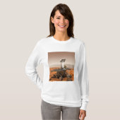 T-shirt Représentation artistique de Mars Rover (Devant entier)