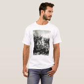 T-shirt Représentation de napoléon en tant que héros de (Devant entier)
