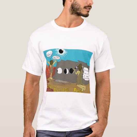 T-shirt Représentation d'éclipse (Devant)