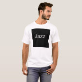T-SHIRT REPRÉSENTATION DES MOTS : JAZZ 2 (Devant entier)