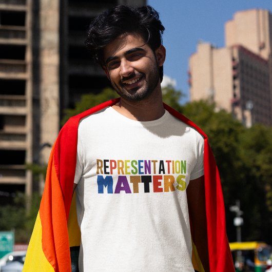 T-shirt Representation Matters Rainbow Diversity Pride